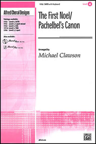 The First Noel/Pachelbel's Canon SATB choral sheet music cover Thumbnail